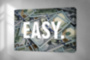 Картина ➤ В наличии Деньги Надпись Easy Интерьерный принт - печать на холсте