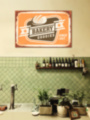 BAKERY пекарня металлическая табличка оранжевый табличка на металле 