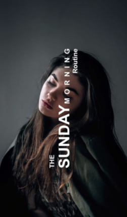 Картина Мода The SUNDAY MORNING ROUTINE интерьерный принт - печать на холсте