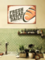 FRESH BREAD DAILY металлическая табличка для пекарни табличка на металле 