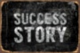 SUCCESS STORY бриллианты мотивационная надпись на металле черный белый табличка на металле 