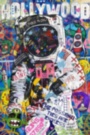 Картина Поп Арт Космонавт Hollywood Street Art Поп Арт интерьерный принт - печать на холсте