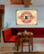 COFFEE SHOP металлическая табличка для кофейни табличка на металле 