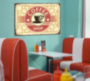 COFFEE SHOP металлическая табличка для кофейни табличка на металле 