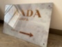 Картина на стекле PRADA MARFA вывеска на стекле бренд печать под заказ