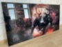Картина на стекле Король Лев с сигарой в стиле граффити печать под заказ