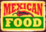 MEXICAN FOOD металлическая табличка в ресторан табличка на металле 