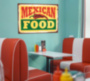 MEXICAN FOOD металлическая табличка в ресторан табличка на металле 