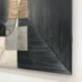 Картина маслом Абстракция геометрия черный коричневый бежевый