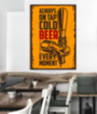 BEER пивной кран металлическая табличка для бармена табличка на металле 