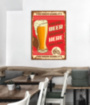 FRESH BEER SERVED HERE металлическая табличка в ресторан пивоварню табличка на металле 