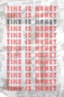 Картина TIME IS MONEY мотивационные надписи принт в офис на холсте