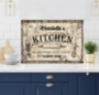KITCHEN металлическая табличка для кухни табличка на металле 