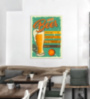 MENU BEER пивное меню металлическая табличка декор табличка на металле 