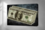 Картина Деньги доллары мотивационный принт темно серый - печать на холсте