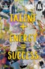 Картина TALENT ENERGY SUCCESS мотивационная надпись успех на холсте
