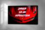 Картина SPEED IS AN ADDICTION мотивационная надпись на холсте