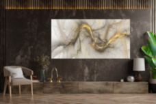 Абстракция бежевый серый золотой черный 