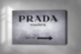 Картина Мода PRADA MARFA интерьерный принт вывеска серый черный белый - печать на холсте