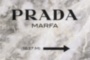 Картина Мода PRADA MARFA интерьерный принт вывеска мрамор серый - печать на холсте