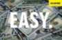 Картина ➤ В наличии Деньги Надпись Easy Интерьерный принт - печать на холсте