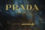 Картина Мода PRADA MARFA интерьерный принт вывеска черный золотой синий - печать на холсте