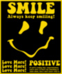 Картина SMILE Always keep smiling мотивационная надпись на холсте