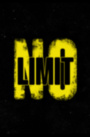 Картина NO LIMIT яркая желтая мотивационная надпись на черном фоне на холсте