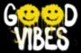 Картина GOOD VIBES надпись на холсте интерьерный принт на холсте
